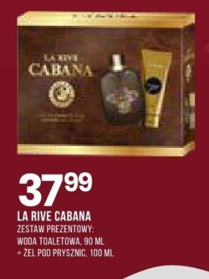 Perfumy La Rive Cabana zestaw prezentowy woda toaletowa + żel pod prysznic promocja w Drogerie Natura