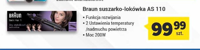 Lokówko-suszarka as110 Braun promocja