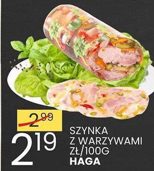 Szynka z warzywami Haga promocja w Wafelek