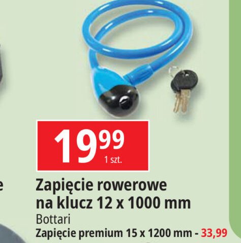 Zapi臋cie rowerowe na klucz 12 x 1000 mm Bottari promocja