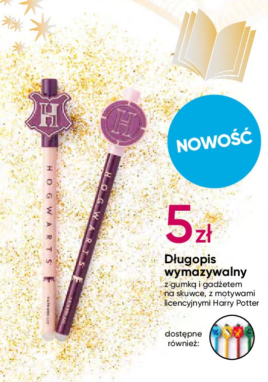 Długopis wymazywalny harry potter promocja