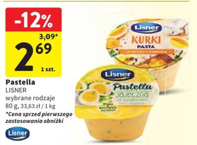 Pastella Lisner promocja w Intermarche