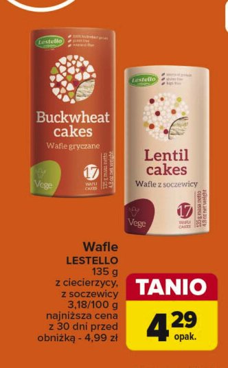 Wafle gryczane Lestello promocja