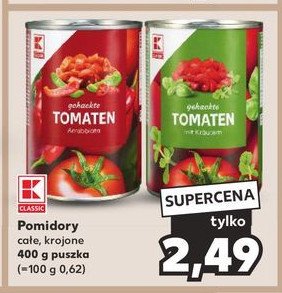 Pomidory krojone K-classic promocja