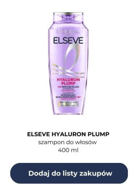 Szampon do włosów Hyaluron Plump promocja w Dino