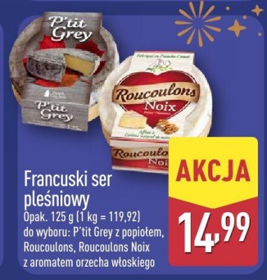 Ser pleśniowy francuski  promocja w Aldi