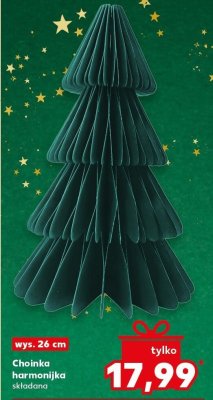 Choinka harmonijka składana wys. 26 cm promocja w Kaufland