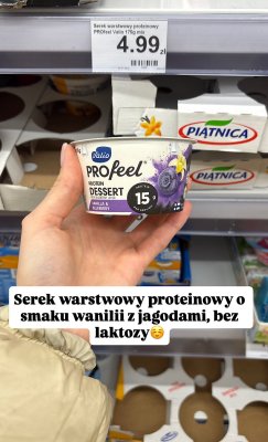 Serek warstwowy proteinowy Valio PROfeel 175g mix promocja w Dino
