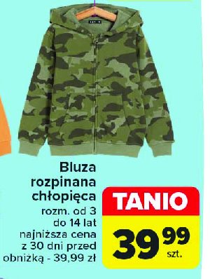 Bluza rozpinana promocja