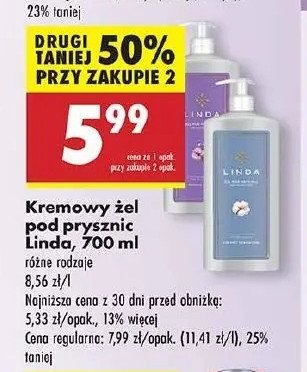 Żel pod prysznic fioletowy Linda promocja