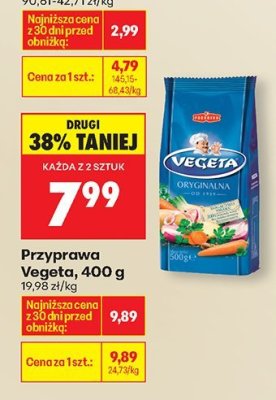 Przyprawa Vegeta, 400 g promocja w Biedronka