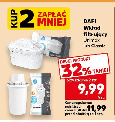 Wkład filtrujący standard Dafi promocja w Kaufland