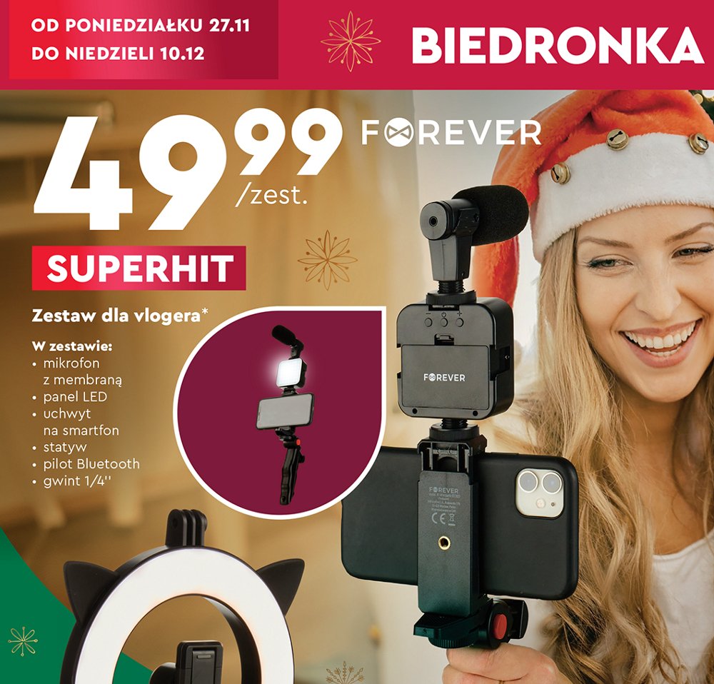 Zestaw dla vlogera Forever promocja