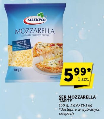 Ser mozzarella tarty Mlekpol promocja w ABC