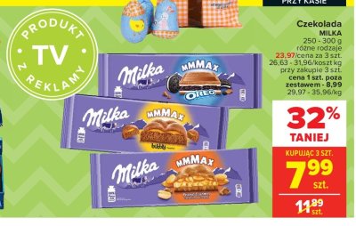 Czekolada peanut caramel Milka mmmax promocja