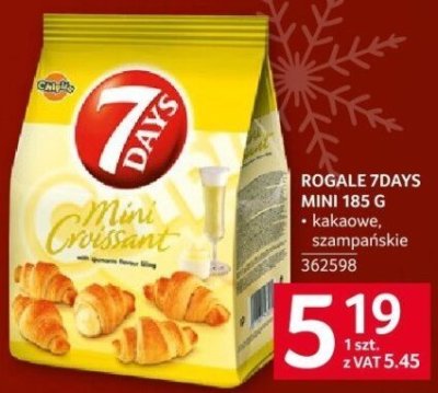 Rogale 7 Days Mini 185 g promocja w Selgros