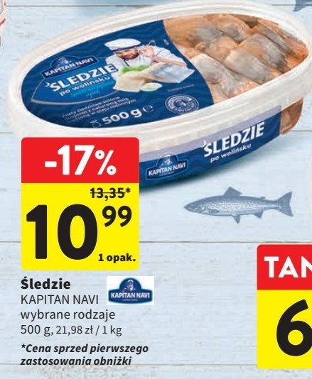 Śledzie po wolińsku Kapitan navi promocja