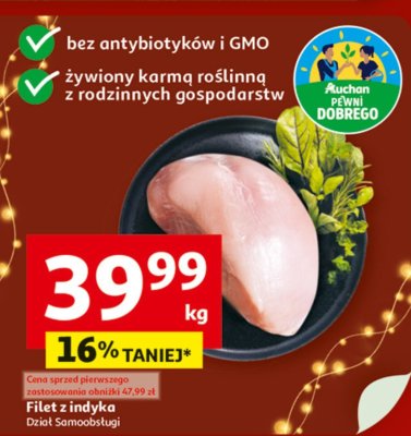 Filet z indyka promocja w Auchan
