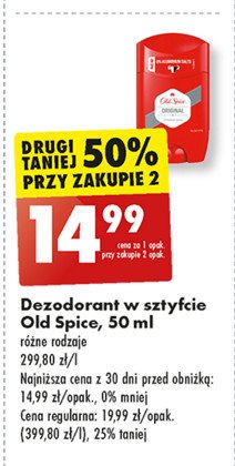 Dezodorant Old spice original promocja