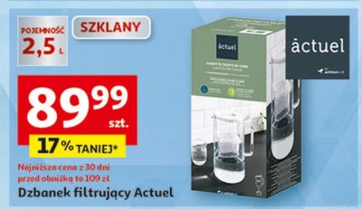 Dzbanek filtrujący Actuel promocja w Auchan