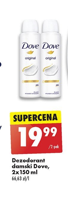 Dezodorant Dove Original promocja