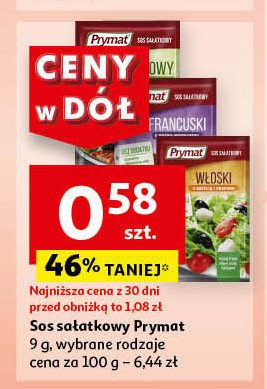 Sos sałatkowy bazyliowy Prymat promocja