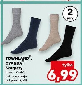 Skarpety męskie 39-46 Townland promocja w Kaufland