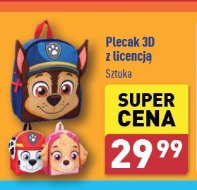 Plecak psi patrol promocja