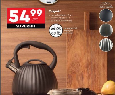 Czajnik ze stali nierdzewnej Ambition promocja w Biedronka