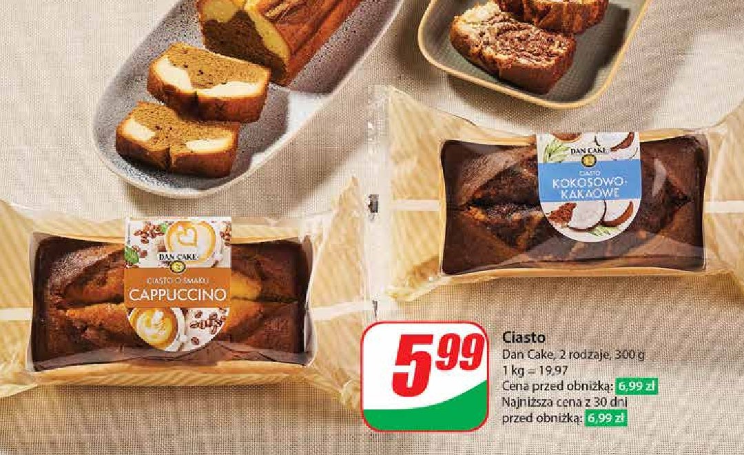 Ciasto cappuccino Dan cake promocja