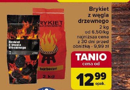 Brykiet w臋gla drzewnego promocja