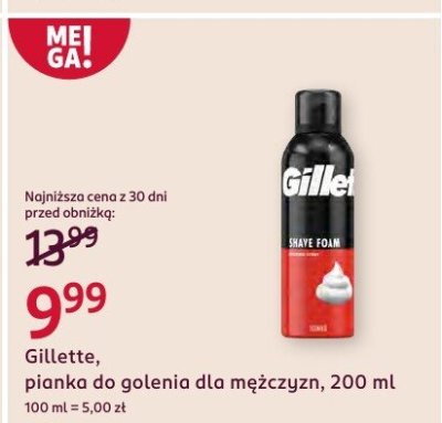 Pianka do golenia promocja w Rossmann