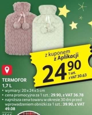 Termofor 1.7 l promocja w Selgros