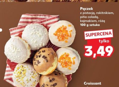 Pączek z pistacją, rokitnikiem, pitą colada, kajmakiem, różą promocja w Kaufland