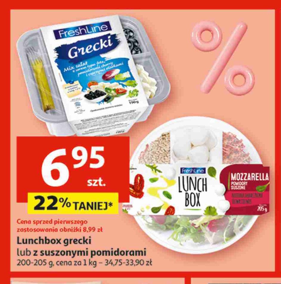 Lunchbox z mozzarell膮 i suszonymi pomidorami Freshline promocja