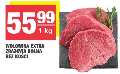 Wołowina extra zrazowa dolna bez kości SPAR promocja w SPAR