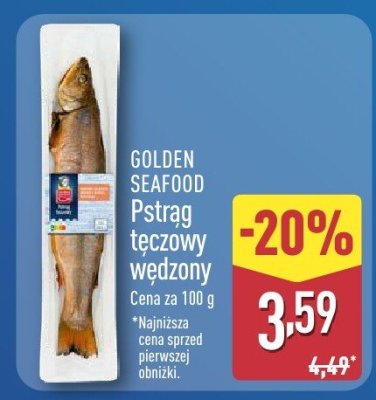 Pstrąg tęczowy wędzony  promocja w Aldi
