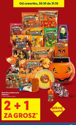 Słodycze Halloween Cruspies promocja w Lidl