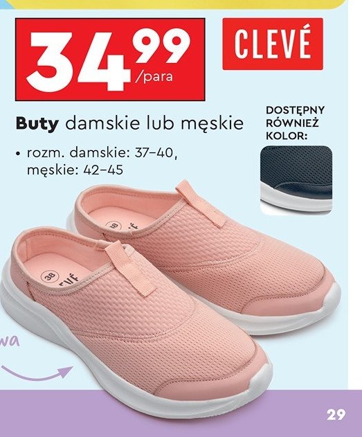 Buty damskie 37-40 Cleve promocja w Biedronka