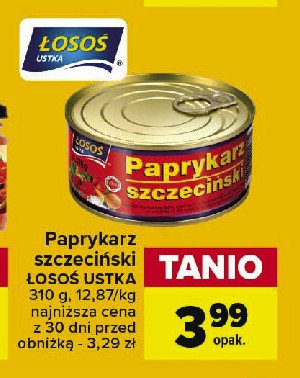 Paprykarz szczeciński Łosoś ustka promocja w Carrefour Market