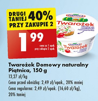 Twarożek domowy naturalny Piątnica promocja