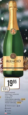 Napój winny musujący Aleacio Sweet 1,5 L promocja w Dino