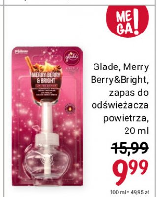 Odświeżacz merry berry & bright Glade by brise promocja