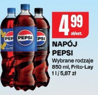 Napój pepsi wybrane rodzaje Frito-Lay promocja w Chorten