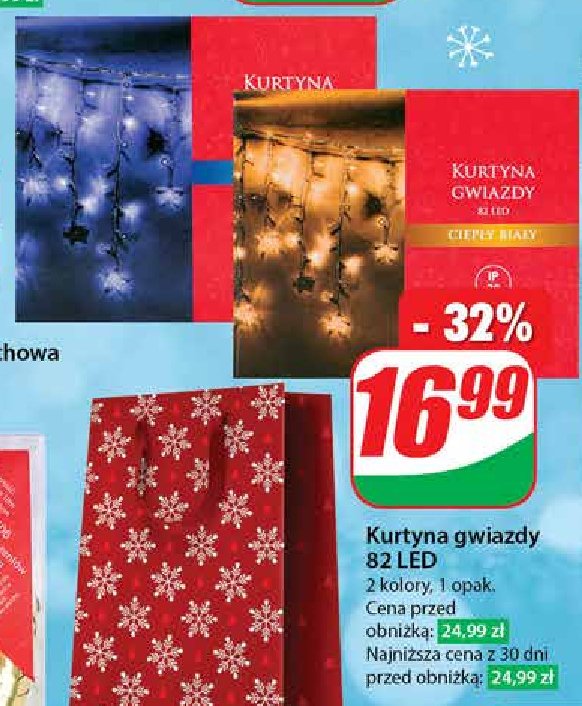 Kurtyna gwiazdy 82 led promocja