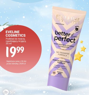 Podkład do twarzy nawilżający, kryjący Better than Perfect promocja w Rossmann