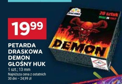 Petarda draskowa demon głośny huk promocja w Stokrotka