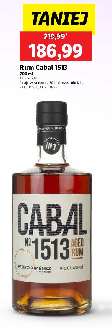 Rum Cabal 1513 promocja w Lidl