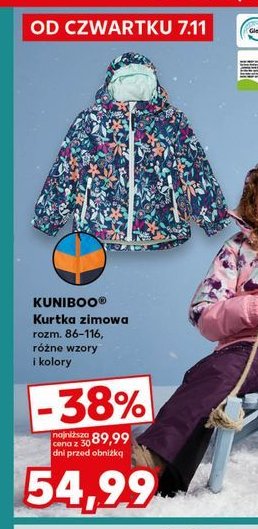 Kurtka zimowa 86-116 Kuniboo promocja