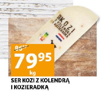 Ser kozi z kolendrą i kozieradką Auchan promocja